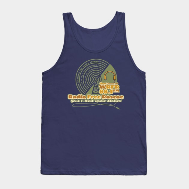 Radio Free Roscoe Tank Top by Nazonian